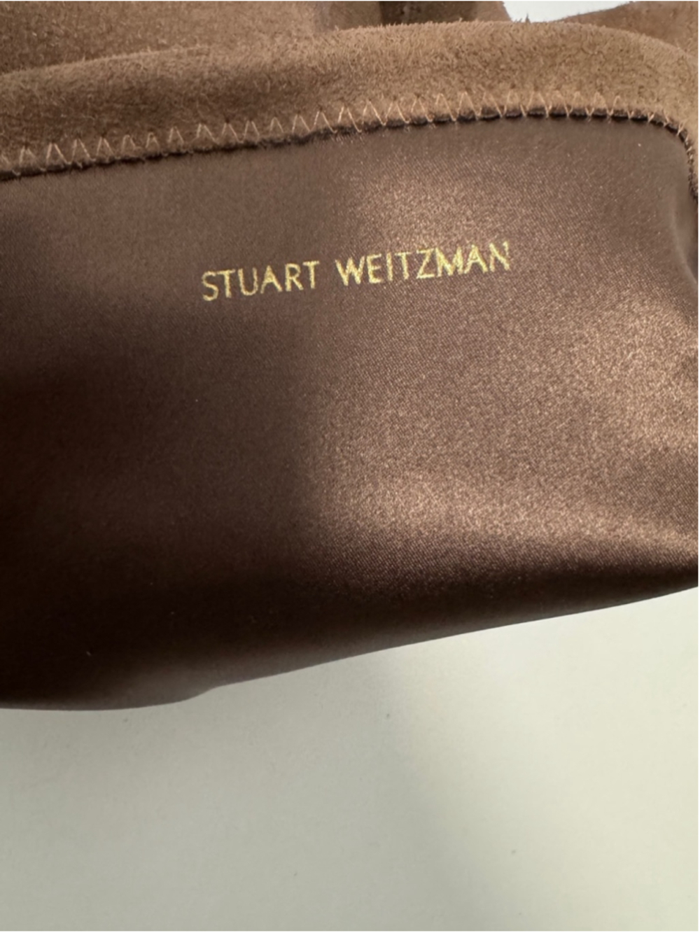 Stuart Weitzman Highland Over the Knee Boots in Taupe size 7.5 - Picture 8 of 11